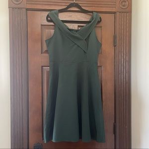 Dark Green Sleeveless Dress